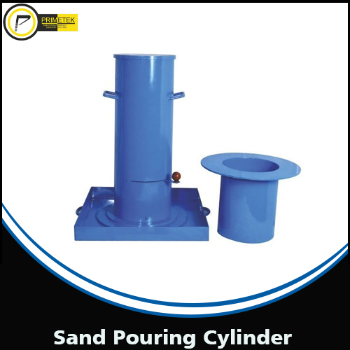 Sand pouring cylinder